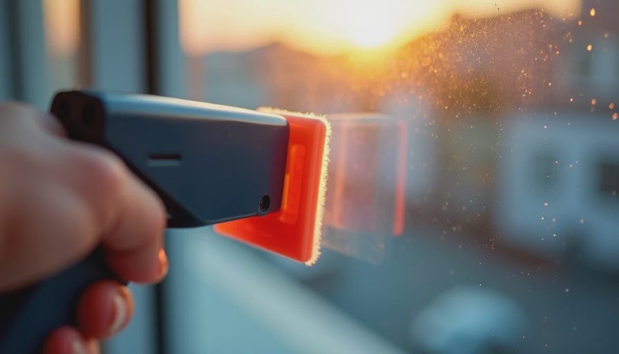 Illustration for vacuum window washer